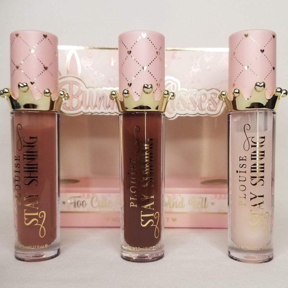 P.Louise - Bunny Kisses – Stay Shining Lip Oil Trio